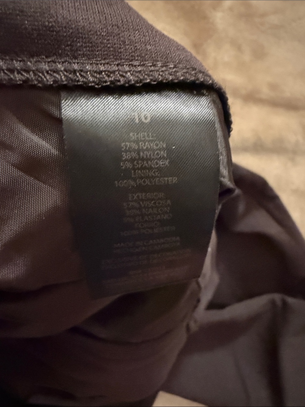 Banana Republic Chocolate Brown Straight-Leg Pants - Picture 8 of 10